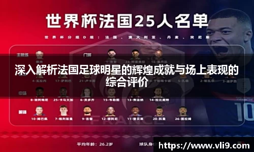深入解析法国足球明星的辉煌成就与场上表现的综合评价